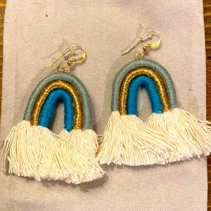 Rainbow fashion earrings